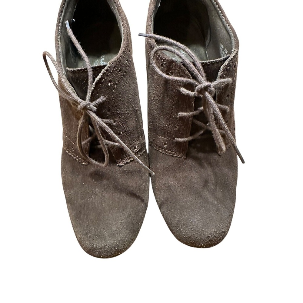 Clarks Bendables Women's Ankle Boots Brown Lace Up‎ Suede Size 10 M - Picture 10 of 12
